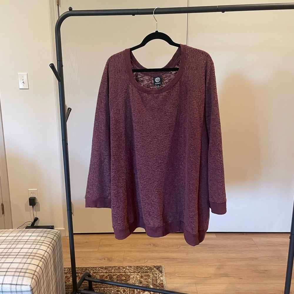 Bobeau Burnout Sweatshirt